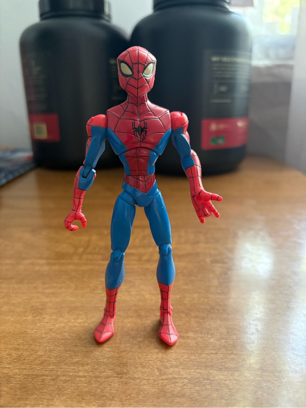 Red and Blue Spider Hero Action Figure - Kids Toys